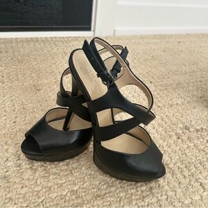 ALDO Women’s Black Strappy High Heels Size 7.5